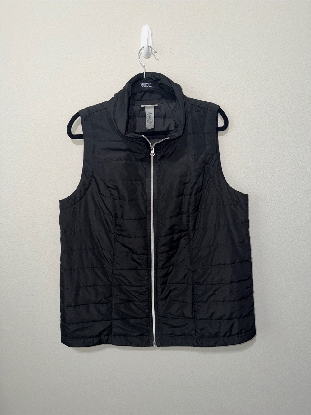 Catherines lightweight Black Quilted Vest